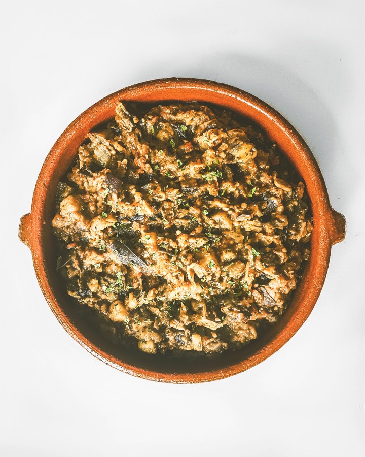 Cazuela india de&nbsp;berenjenas